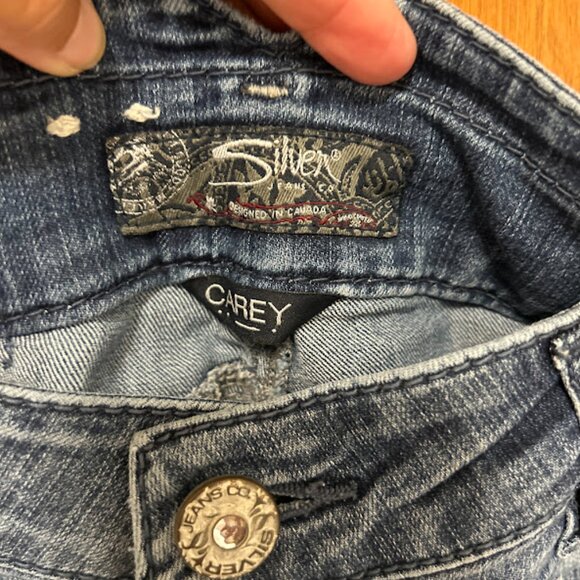 Silver Jeans Co. “Eddie” Relaxed Fit Straight Leg Jeans W27 L31 Medium Wash - Picture 3 of 7